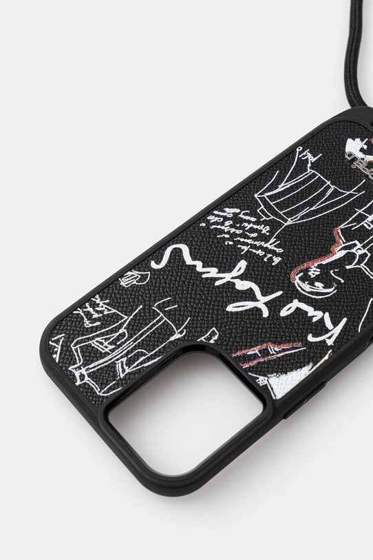 Karl Lagerfeld etui na telefon iPhone 16 KLHCP16SPGGRMPCK czarny AA00