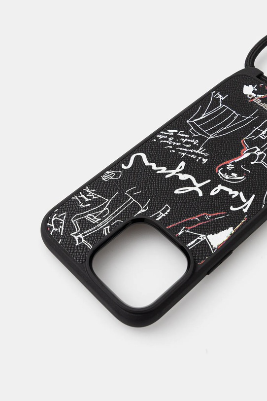 Karl Lagerfeld etui na telefon iPhone 16 Pro Max KLHCP16XPGGRMPCK czarny AA00