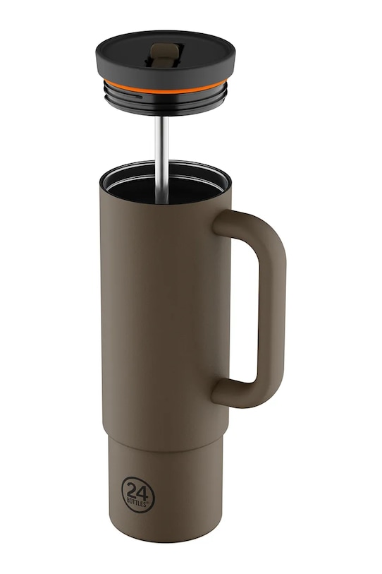 24bottles kubek termiczny Straw 800ml Mocha Straw.800.Mocha brązowy AA00