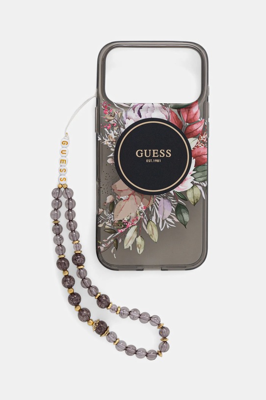 Чохол на телефон Guess iPhone 17 Pro Max для телефону чорний GUHMP17XHFWBRCESK