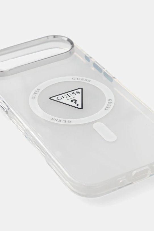 Guess etui na telefon iPhone 17 Air GUHMP17MHGTMLCGT transparentny AA00