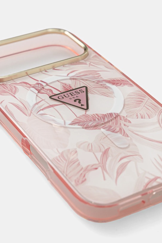 Guess etui na telefon iPhone 17 Pro Max GUHMP17XHMILVTGP różowy AA00
