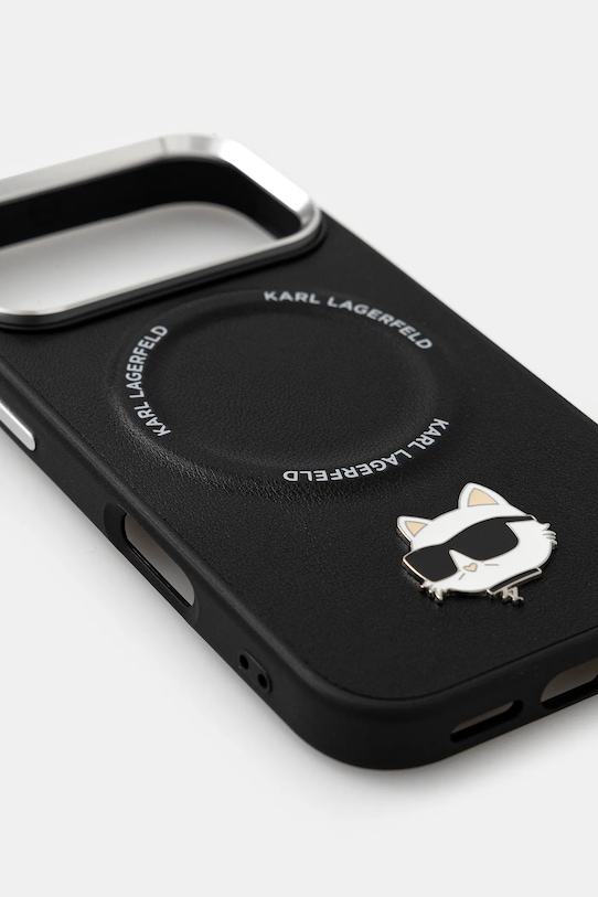 Karl Lagerfeld etui na telefon iPhone 17 Pro KLHMP17LPSMLRCHK czarny AA00