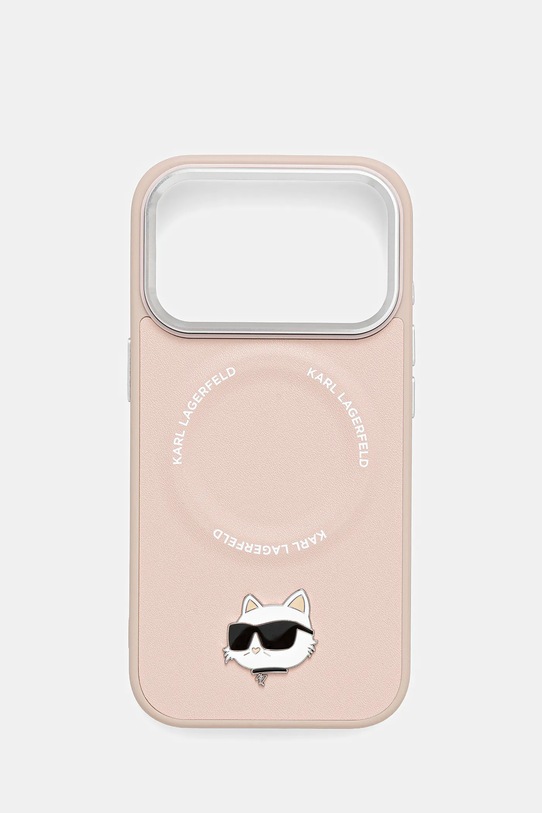 Karl Lagerfeld etui na telefon iPhone 17 Pro na telefon różowy KLHMP17LPSMLRCHP