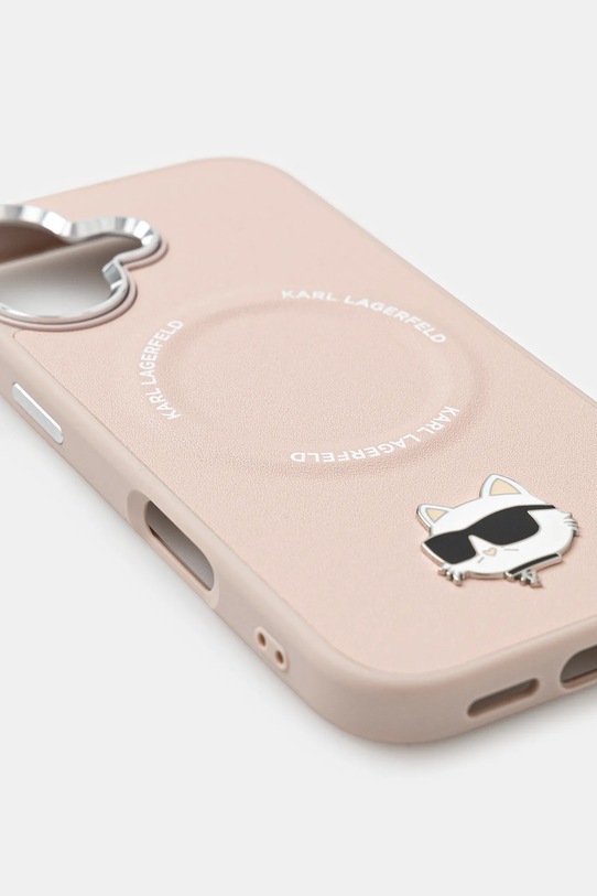Karl Lagerfeld etui na telefon iPhone 17 KLHMP17SPSMLRCHP różowy AA00