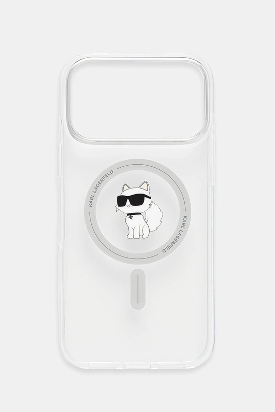 Karl Lagerfeld etui na telefon iPhone 17 Pro Max na telefon transparentny KLHMP17XHFCCNOT