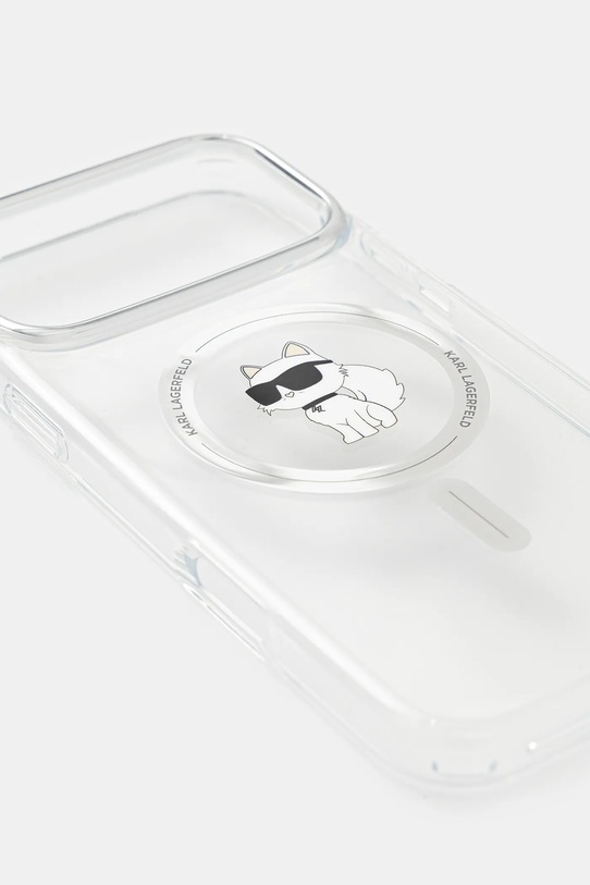 Karl Lagerfeld etui na telefon iPhone 17 Pro Max KLHMP17XHFCCNOT transparentny AA00