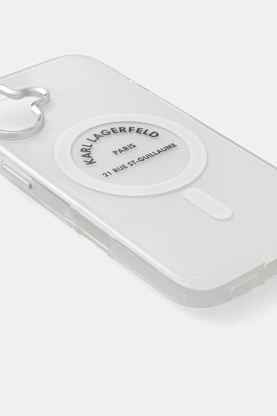Karl Lagerfeld etui na telefon iPhone 17 KLHMP17SHKRSGPT transparentny AA00