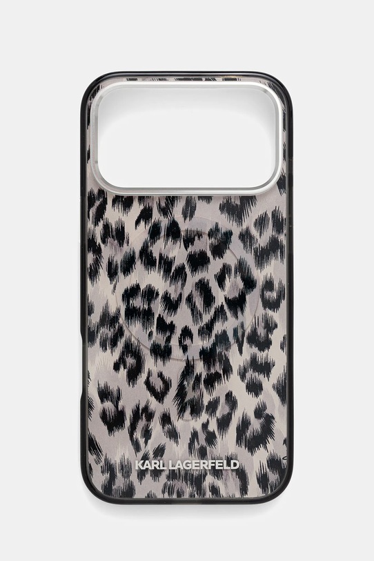 Karl Lagerfeld etui na telefon iPhone 17 Pro Max na telefon brązowy KLHMP17XHDLEOICW