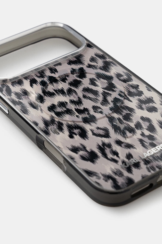 Karl Lagerfeld etui na telefon iPhone 17 Pro Max KLHMP17XHDLEOICW brązowy AA00