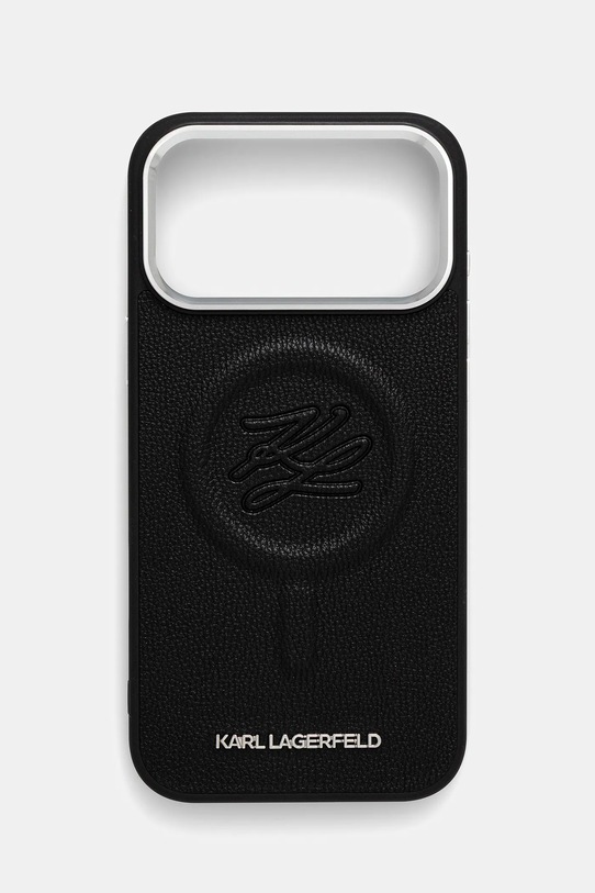 Karl Lagerfeld etui na telefon iPhone 17 Pro Max na telefon czarny KLHMP17XPGFKLRDK