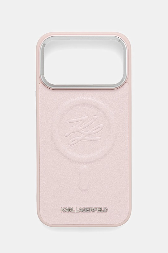 Karl Lagerfeld etui na telefon iPhone 17 Pro Max na telefon różowy KLHMP17XPGFKLRDP