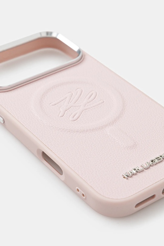Karl Lagerfeld etui na telefon iPhone 17 Pro Max KLHMP17XPGFKLRDP różowy AA00