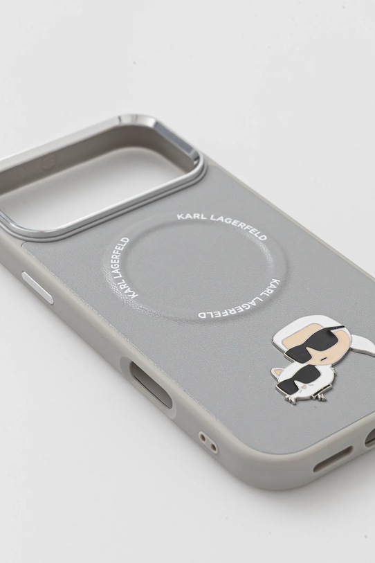 Karl Lagerfeld husă pentru telefon iPhone 17 Pro Max KLHMP17XPSMLRKCG gri AA00