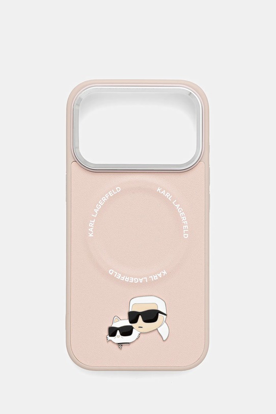 Karl Lagerfeld etui na telefon iPhone 17 Pro na telefon różowy KLHMP17LPSMLRKCP