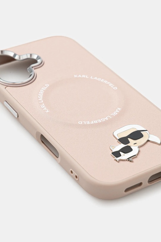 Karl Lagerfeld etui na telefon iPhone 17 KLHMP17SPSMLRKCP różowy AA00