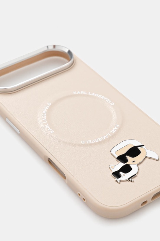 Karl Lagerfeld husă pentru telefon iPhone 17 Air KLHMP17MPSMLRKCE bej AA00