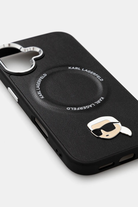 Karl Lagerfeld husă pentru telefon iPhone 17 KLHMP17SPSMLRKLK negru AA00