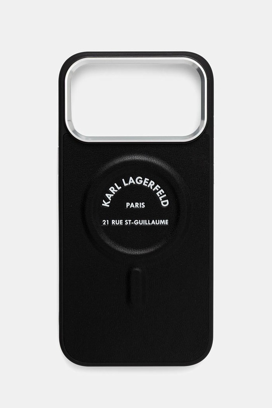 Karl Lagerfeld etui na telefon iPhone 17 Pro Max na telefon czarny KLHMP17XPSKRSGEK