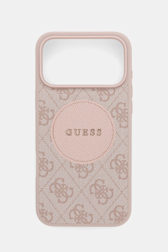 Guess etui na telefon iPhone 17 Pro Max na telefon różowy GUHMP17XP4PGRSGP