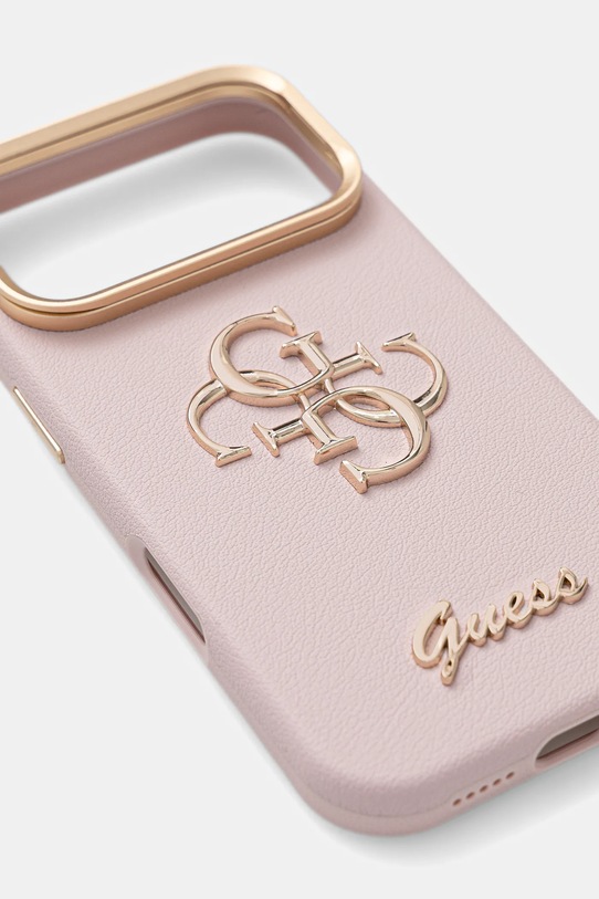 Guess etui na telefon iPhone 17 Pro GUHCP17LPCS4GSP różowy AA00
