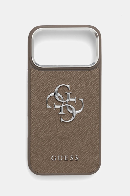 Guess etui na telefon iPhone 17 Pro Max na telefon brązowy GUHCP17XPG4SMCEW