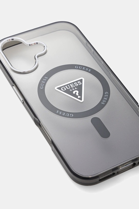 Guess etui na telefon iPhone 17 GUHMP17SHGTMLCGK czarny AA00