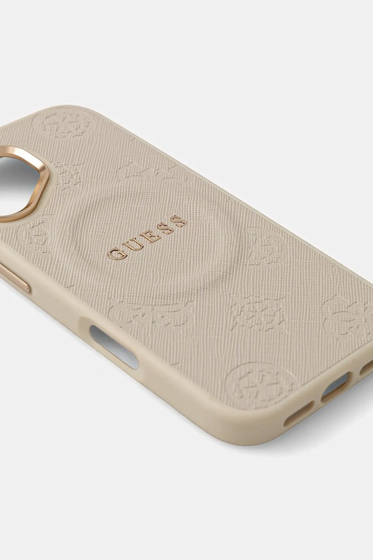 Guess etui na telefon iPhone 17 GUHMP17SPSAMSECE beżowy AA00