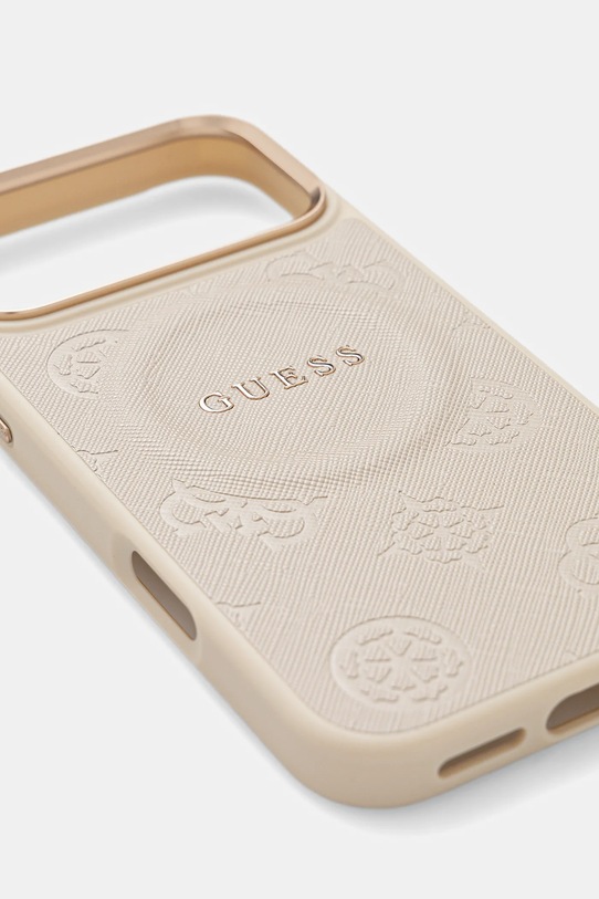 Guess etui na telefon iPhone 17 Pro Max GUHMP17XPSAMSECE beżowy AA00