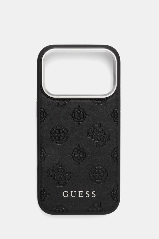 Guess etui na telefon iPhone 17 Pro czarny GUHMP17LPSPOSSSK