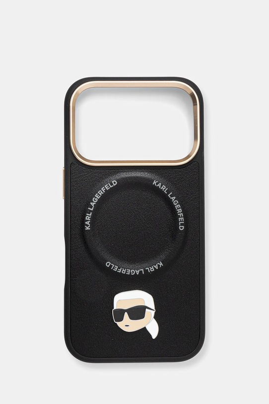 Karl Lagerfeld etui na telefon iPhone 17 Pro KLHMP17LPCRLRKLK czarny AA00