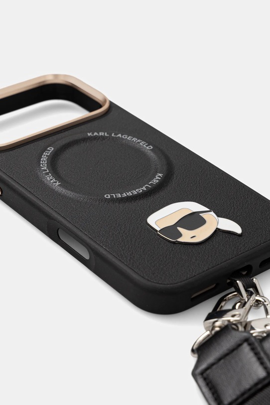 Karl Lagerfeld etui na telefon iPhone 17 Pro Max KLHMP17XPCRLRKLK czarny AA00