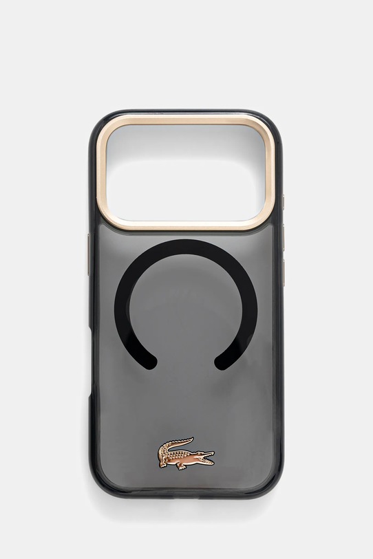 Lacoste etui na telefon iPhone 17 Pro na telefon czarny LCHMP17LUFWAK