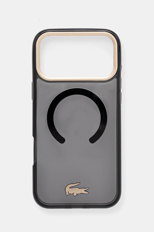 Lacoste etui na telefon iPhone 17 Pro Max na telefon czarny LCHMP17XUFWAK
