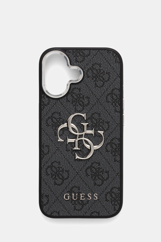 Guess etui na telefon iPhone 17 na telefon czarny GUHCP17SP4G4SMCK