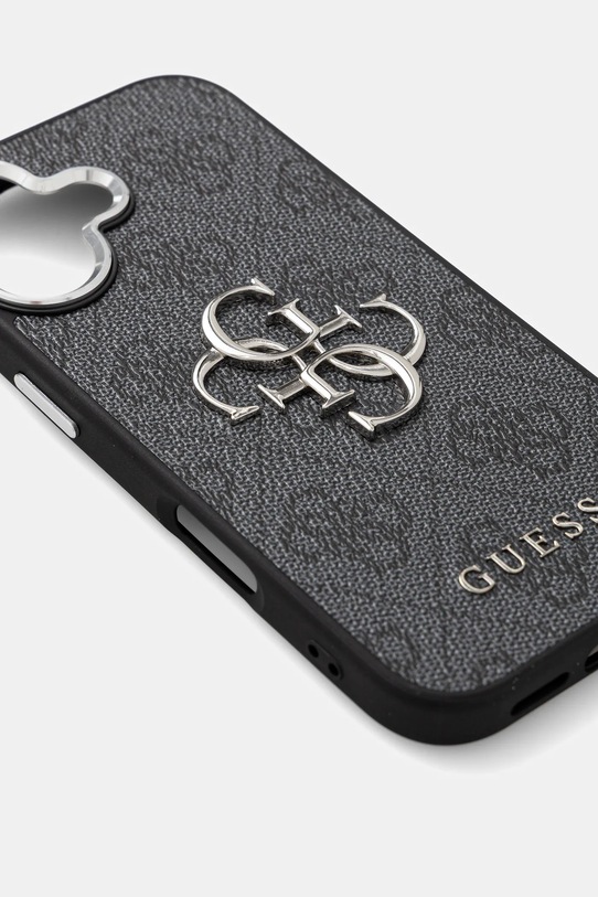 Guess etui na telefon iPhone 17 GUHCP17SP4G4SMCK czarny AA00