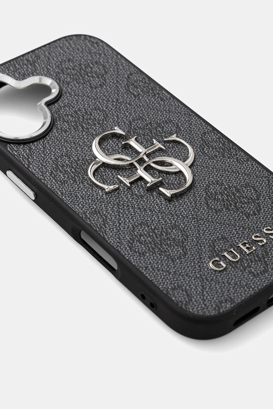 Guess etui na telefon iPhone 17 GUHCP17SP4G4SMCK czarny AA00