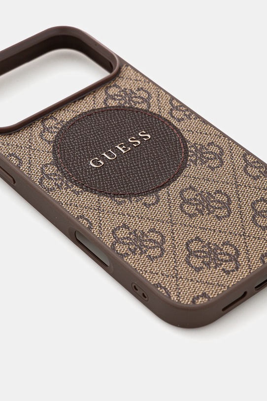 Guess etui na telefon iPhone 17 Pro Max GUHMP17XP4PGRSGW brązowy AA00