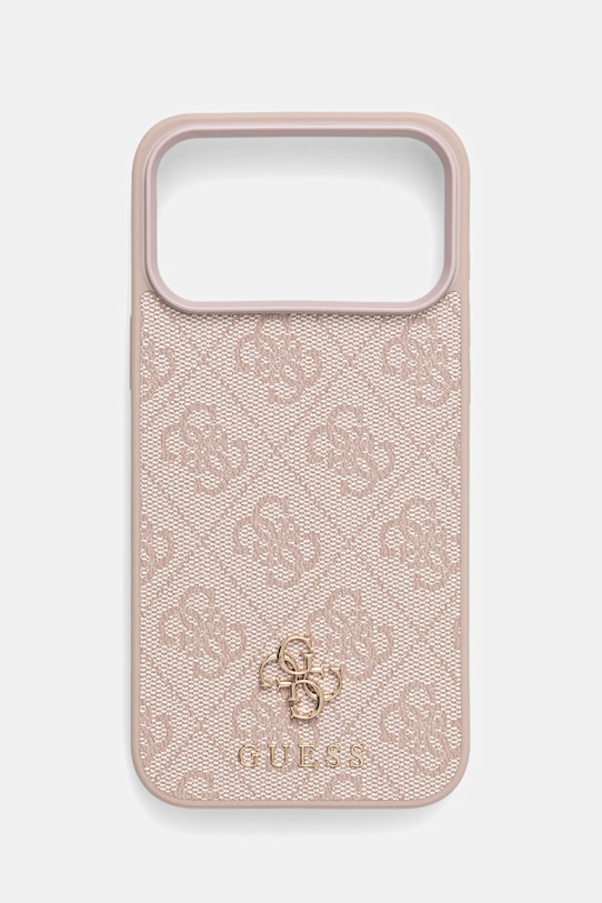 Guess etui na telefon iPhone 17 Pro Max na telefon różowy GUHMP17XP4SM4MP