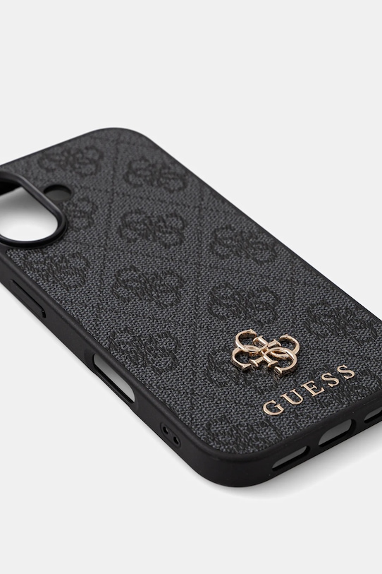 Guess etui na telefon iPhone 17 GUHMP17SP4SM4MK czarny AA00