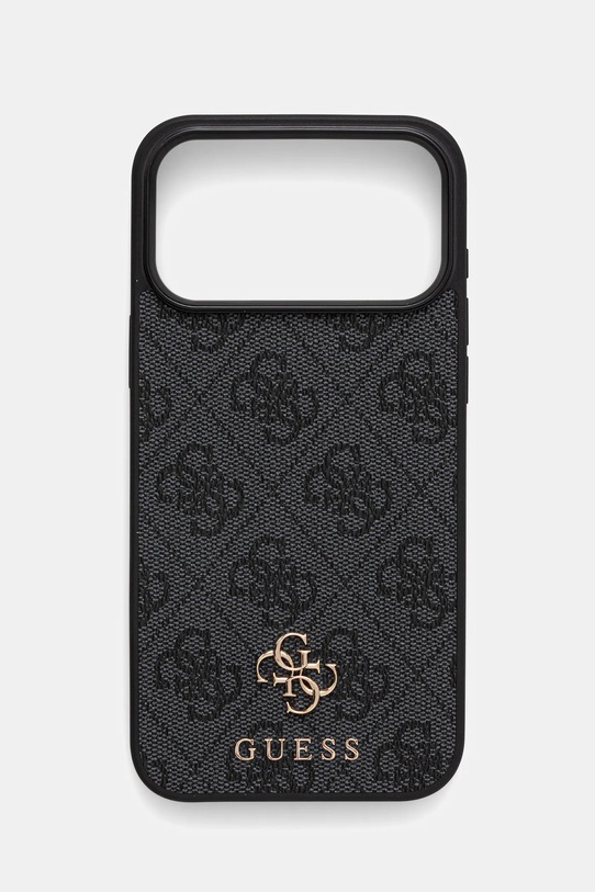 Guess etui na telefon iPhone 17 Pro Max na telefon czarny GUHMP17XP4SM4MK