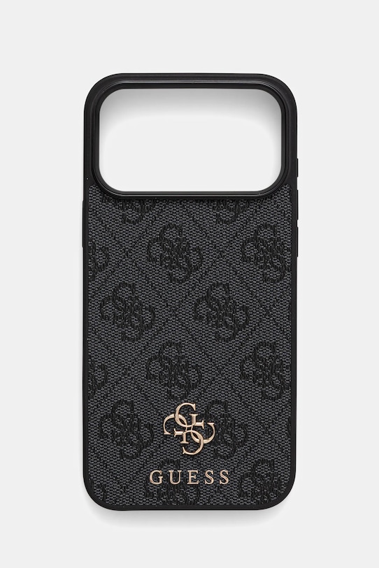 Guess etui na telefon iPhone 17 Pro Max na telefon czarny GUHMP17XP4SM4MK