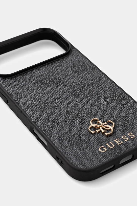 Guess etui na telefon iPhone 17 Pro Max GUHMP17XP4SM4MK czarny AA00