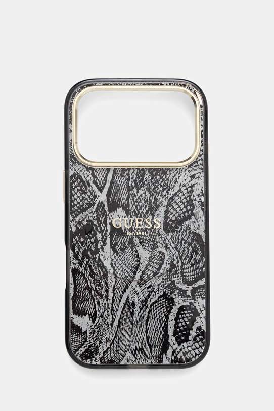 Guess etui na telefon iPhone 17 Pro na telefon czarny GUHMP17LHIMPYGK