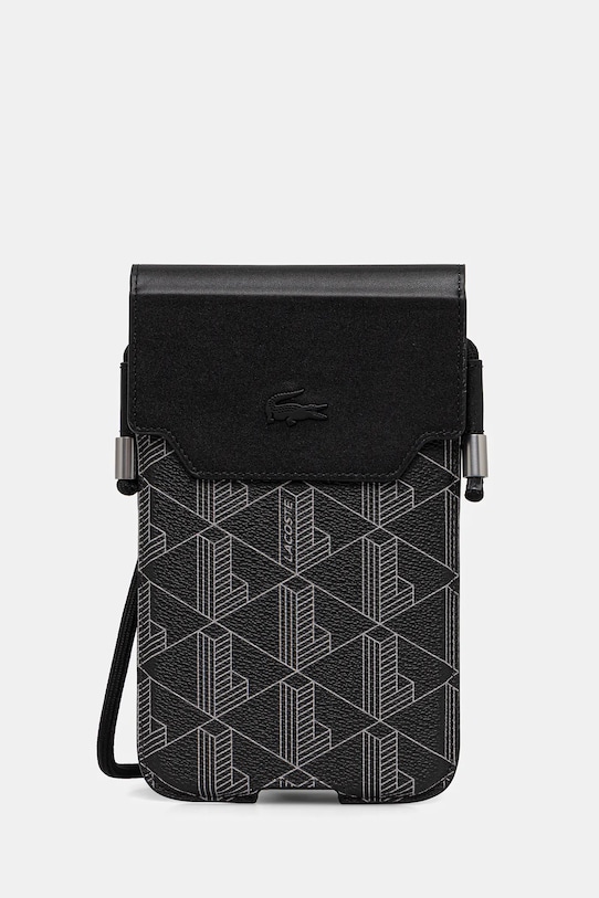 Lacoste pokrowiec na telefon na telefon czarny LCPSP17XPBSK