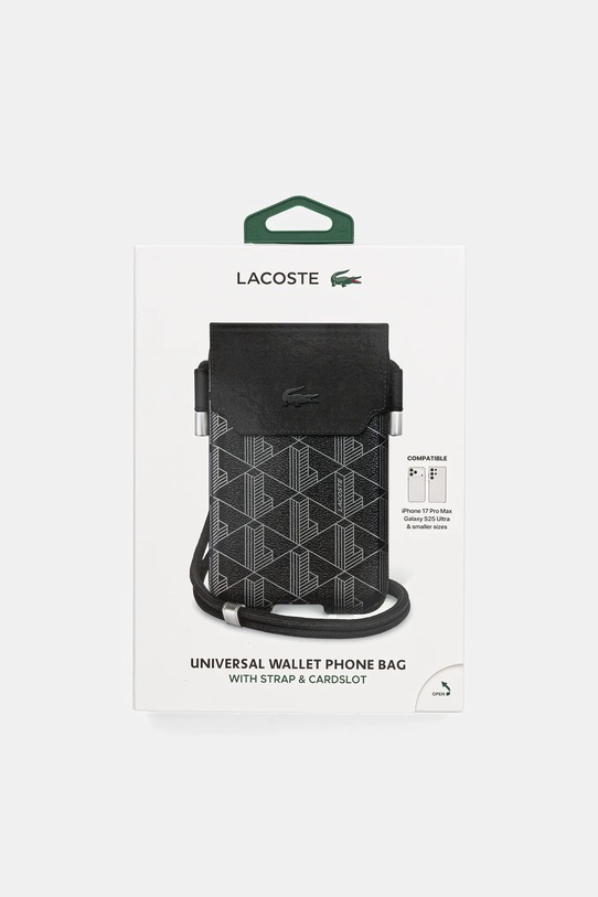 Чехол для телефона Lacoste LCPSP17XPBSK чёрный
