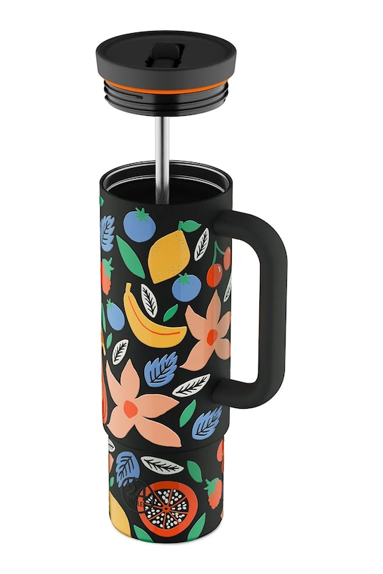 24bottles butelka Straw Cup 800 Tropical Straw.Cup.800.Tropical multicolor AA00