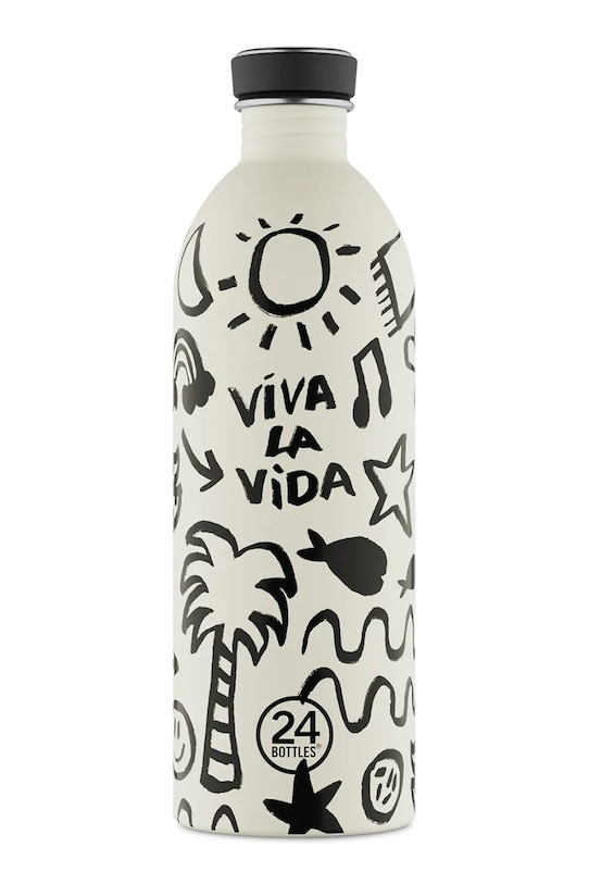 24bottles butelka Urban 1lt Viva la Vida biały Urban.1lt.Viva.la.Vida