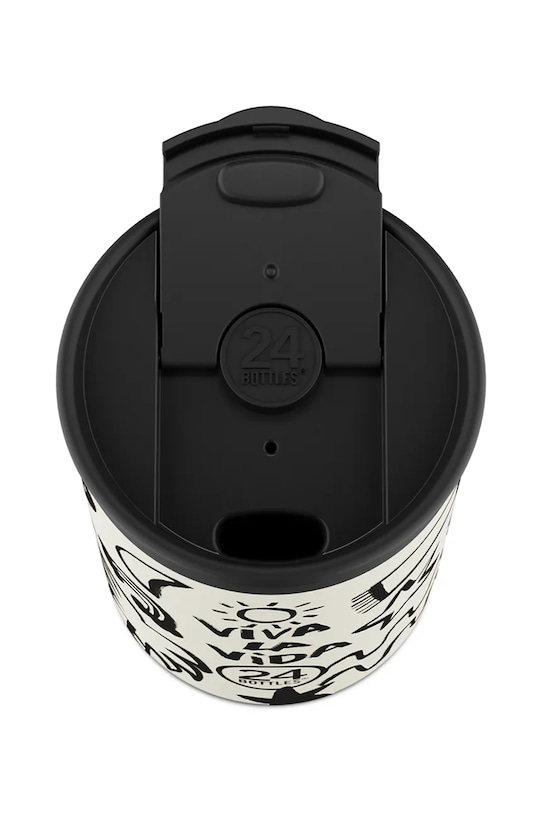24bottles kubek Travel Tumbler 350 Viva la Vida Travel.Tumbler.350.Viva biały AA00