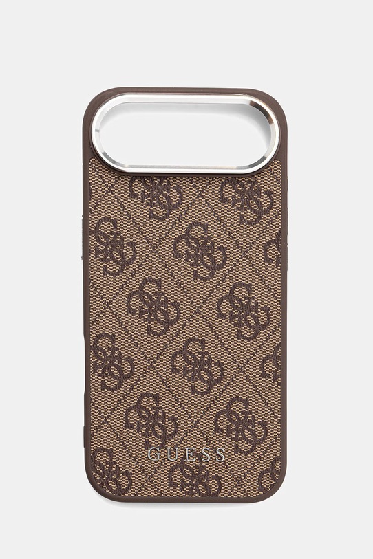 Puzdro na mobil Guess iPhone 17 Air na mobil hnedá GUHMP17MP4GSSMCW
